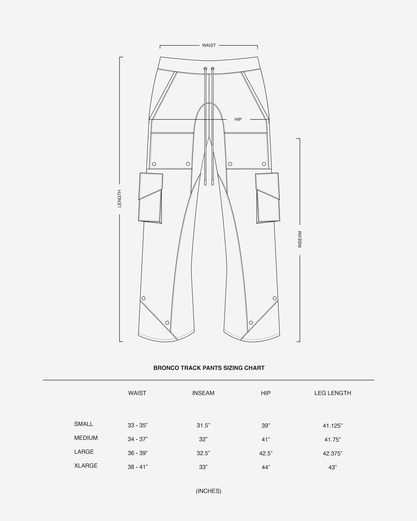 Bronco Track Pants - Rust