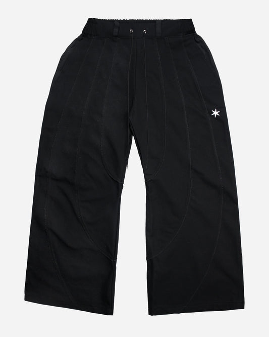 Saddle Wide Pants - Black