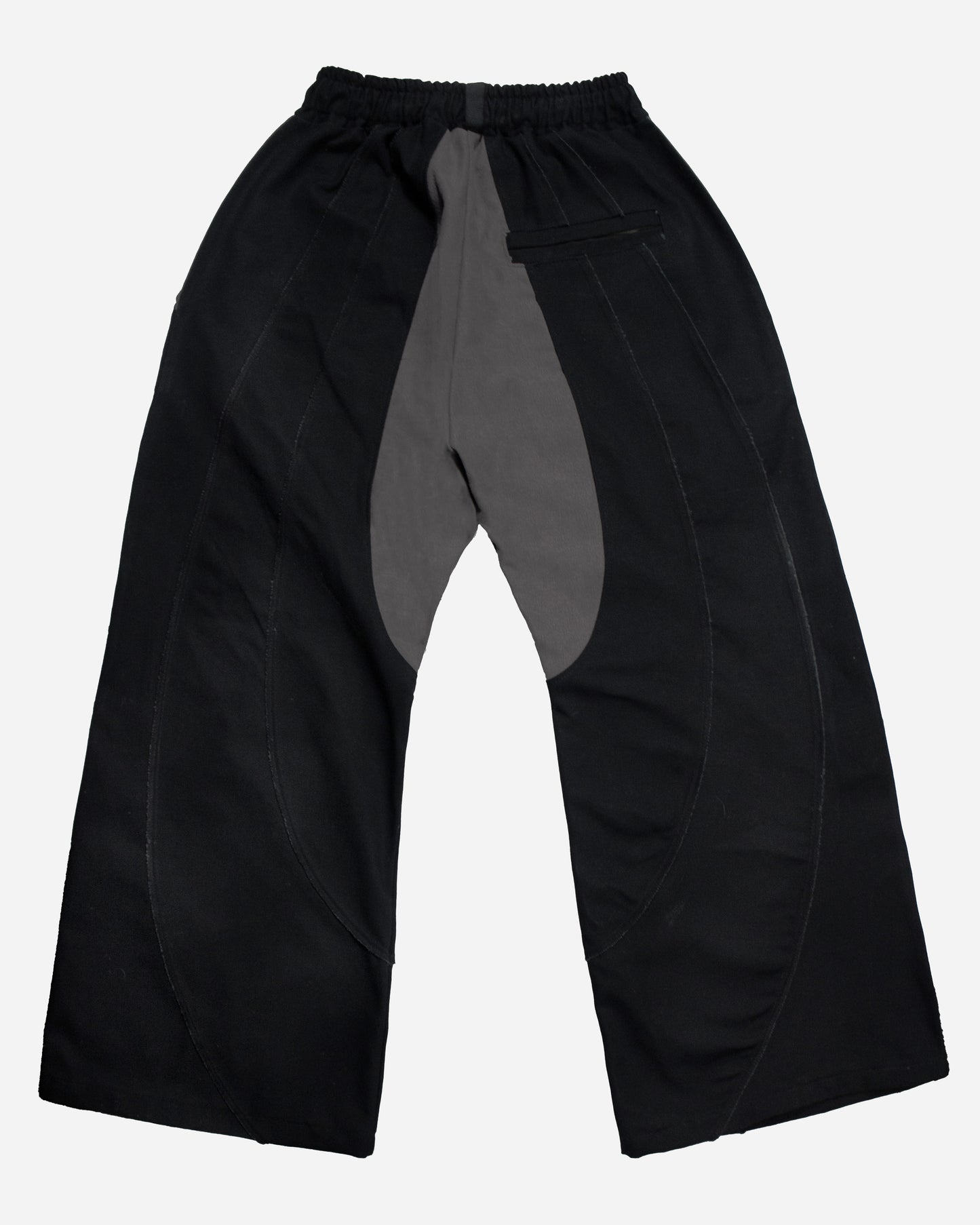 Saddle Wide Pants - Gray